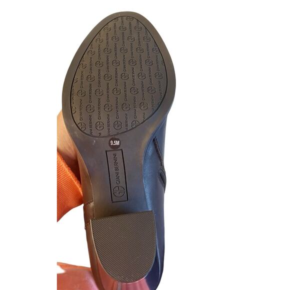 Giani Bernini Boots Womens 9.5 Brown Dress Boots Heeled Memory Foam Zip - Picture 9 of 14